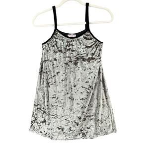 Anthropologie Maronie Dress Small Crushed Velvet Spaghetti Straps Mini USA Fairy